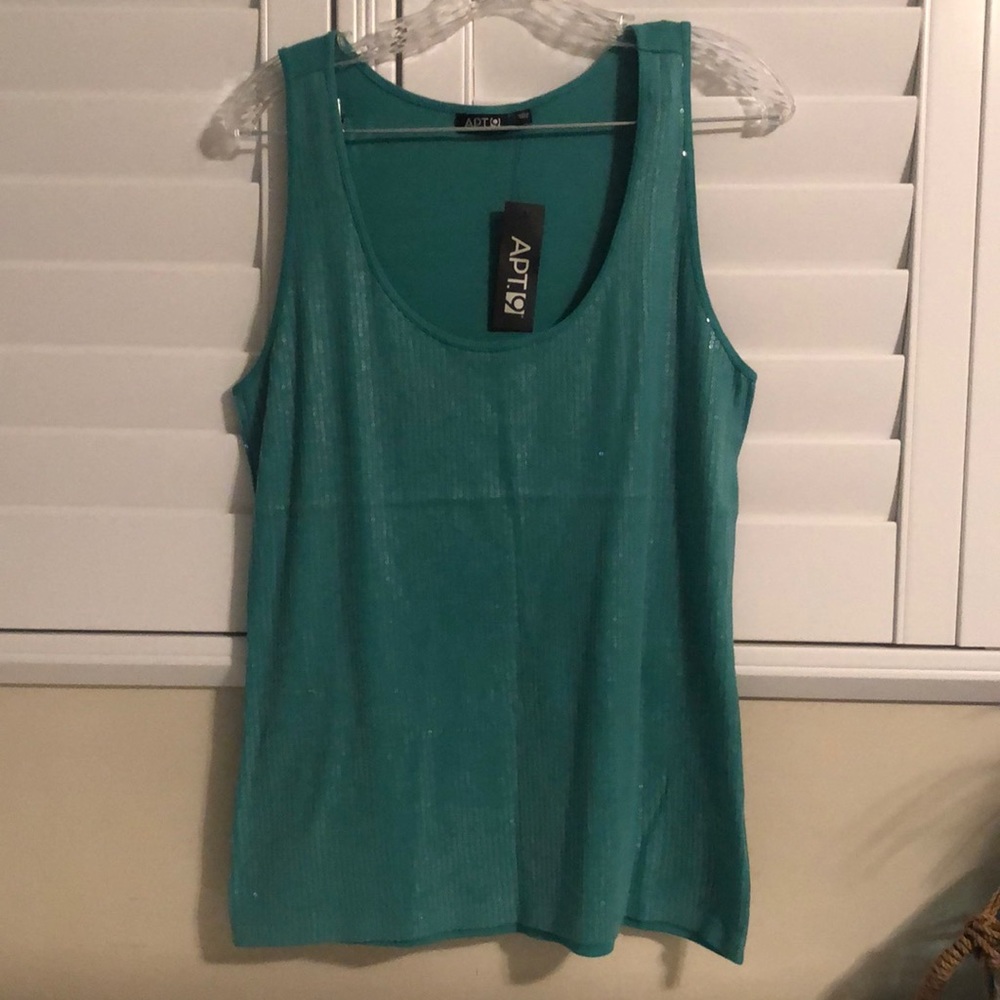 APT.9 Ladies Sequin Tank Top.